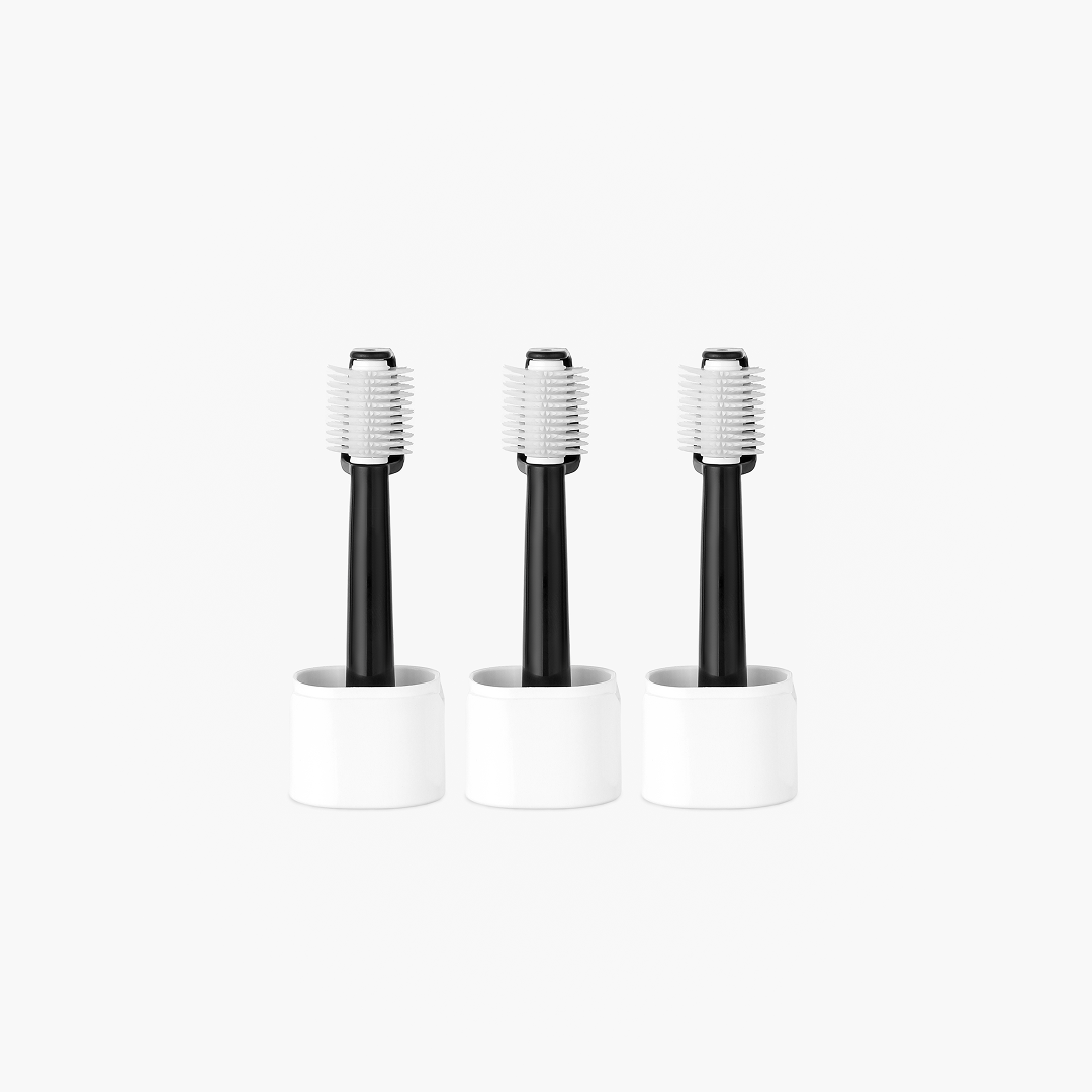3-in-1 Illumé Toothbrush Oral Kit Black - 4 Pack Bundle