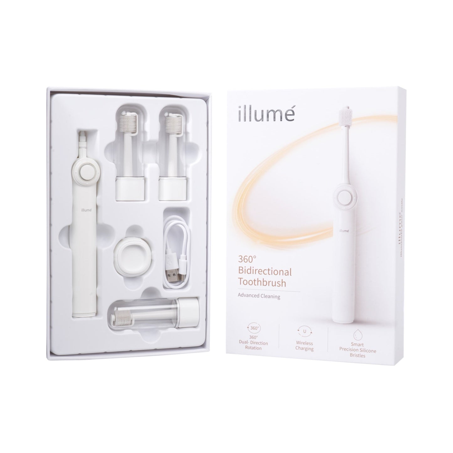 Kit bucal 3 en 1 de cepillo de dientes Illumé