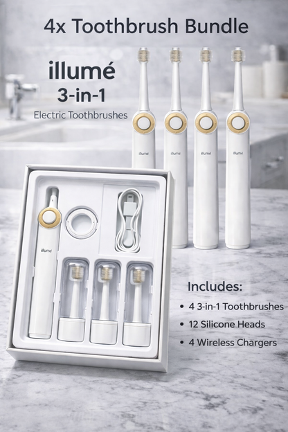 Kit oral 3 en 1 Illumé - Paquete de 4 unidades