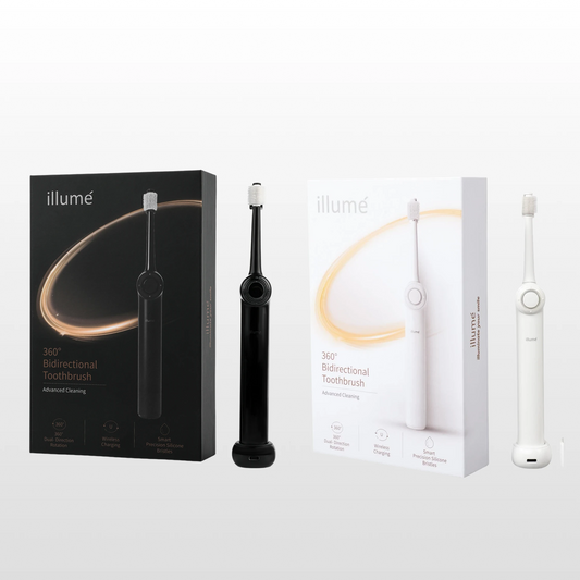 Illumé Toothbrush x2 Kits Black & White